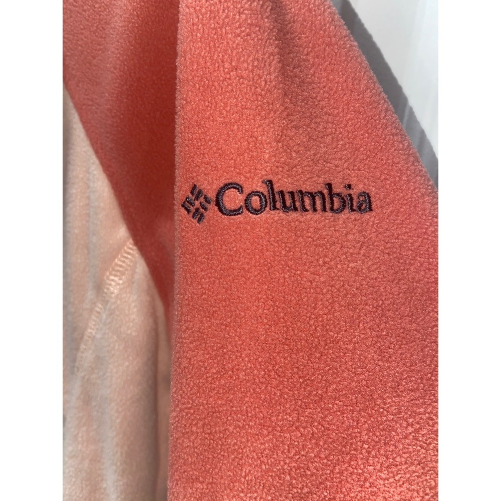Columbia Women's Glacial IV Half Zip Fleece Pullover Pink Coral Small - Picture 5 of 6